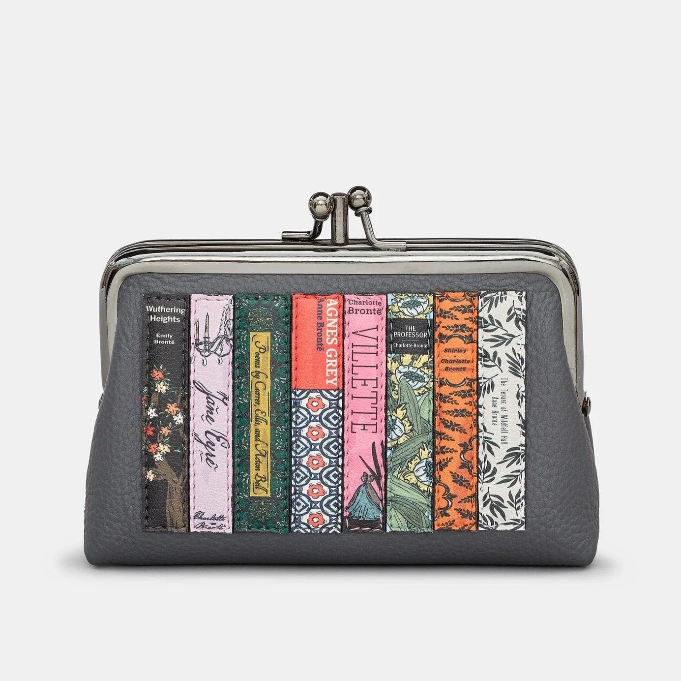 Brontë Triple Frame Bookworm Leather Purse BookGeek