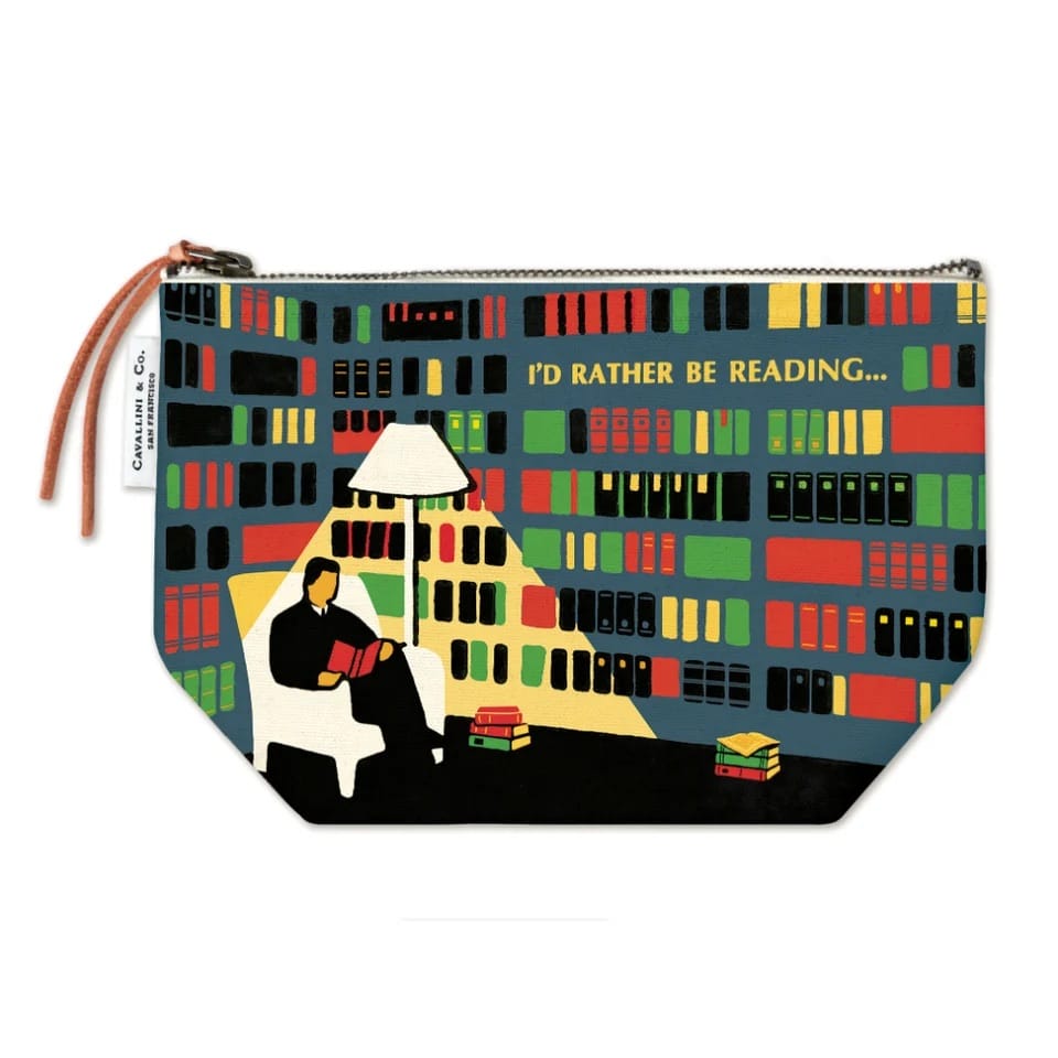 Cavallini &amp; Co Library Pouch BookGeek