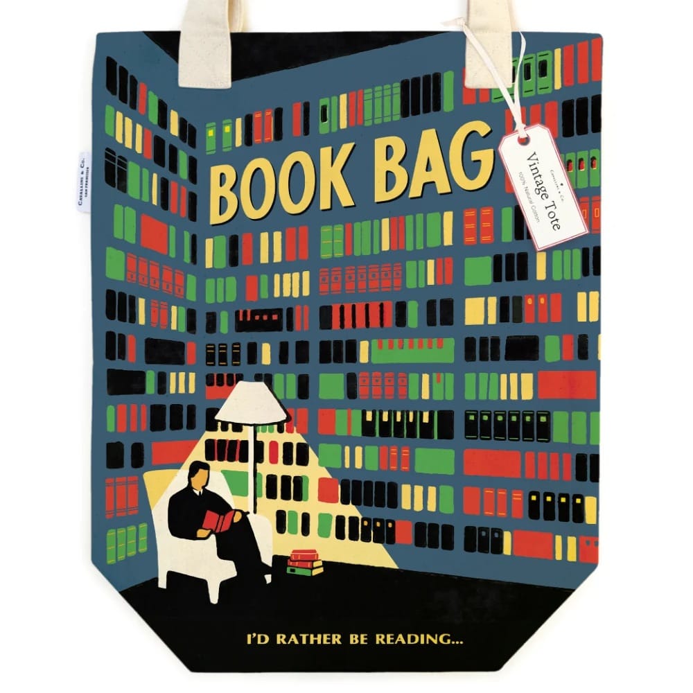Cavallini & Co Library Tote Bag BookGeek