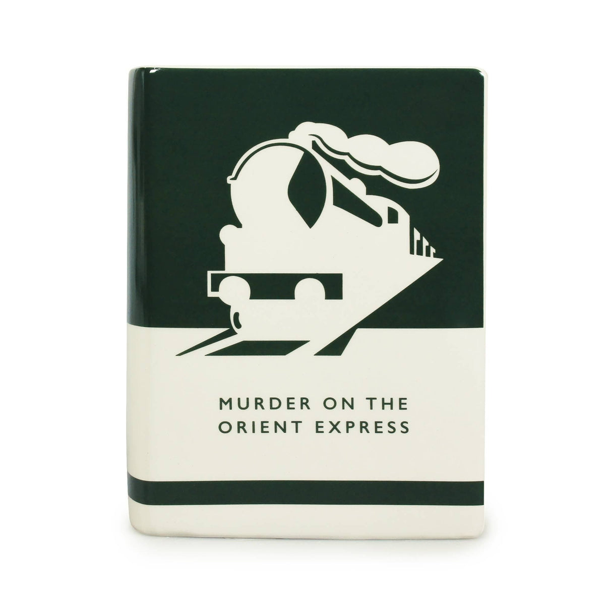 Ceramic Book Vase Agatha Christie Murder on Orient Express BookGeek