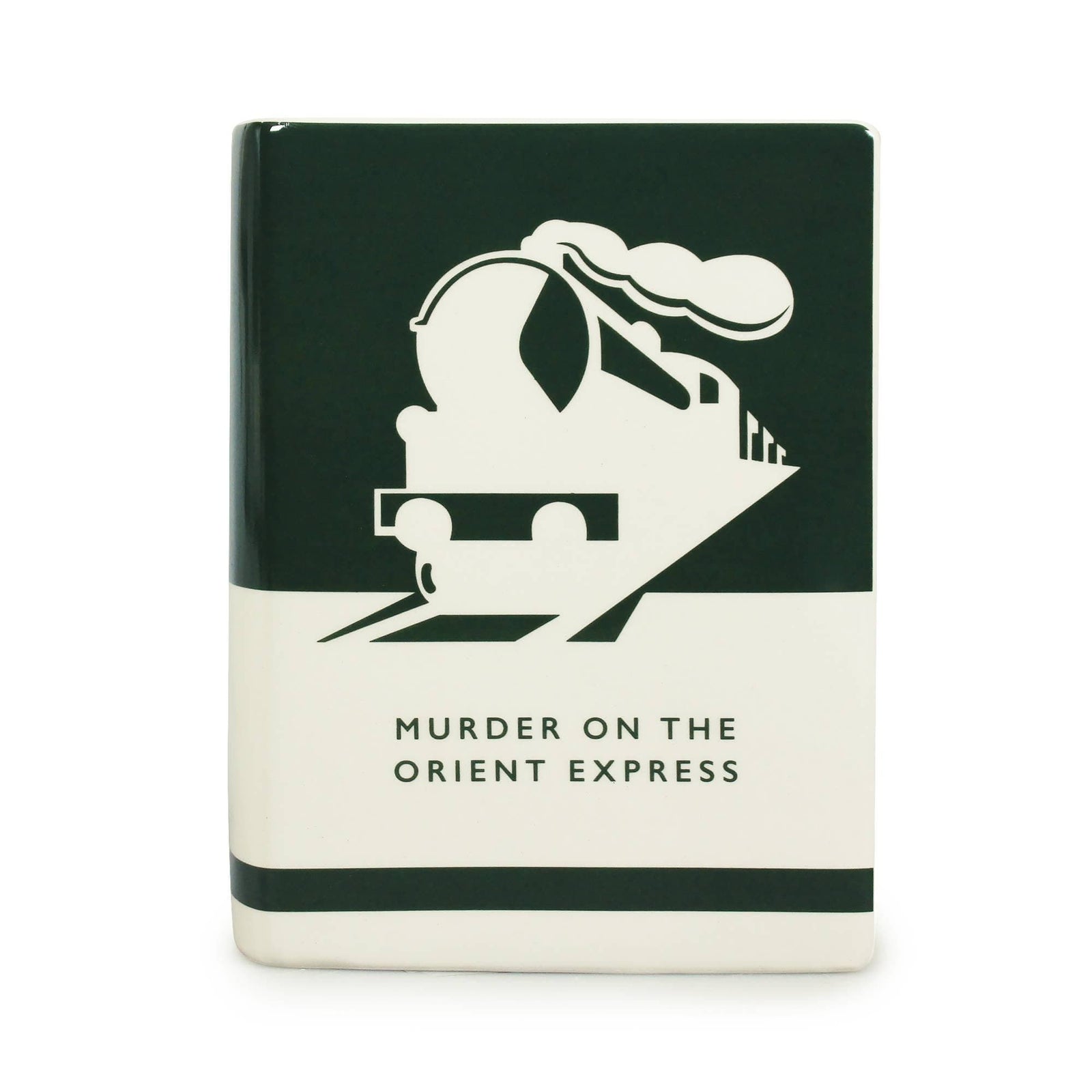 Ceramic Book Vase Agatha Christie Murder on Orient Express BookGeek