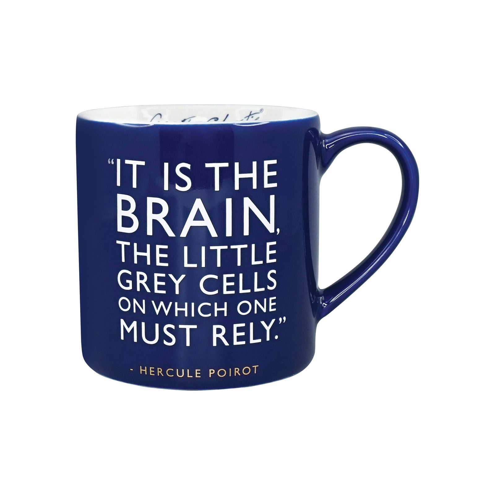 Ceramic Mug Agatha Christie Little Grey Cells BookGeek