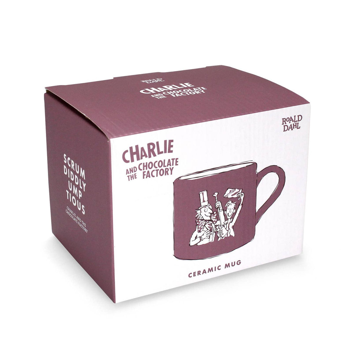 Ceramic Mug Roald Dahl Charlie and the Chocolate Factory BookGeek