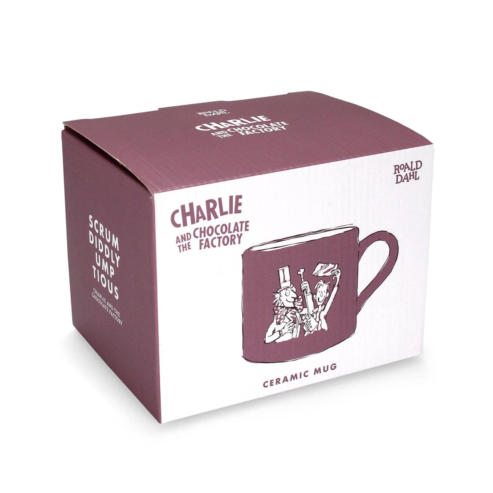 Ceramic Mug Roald Dahl Charlie and the Chocolate Factory BookGeek