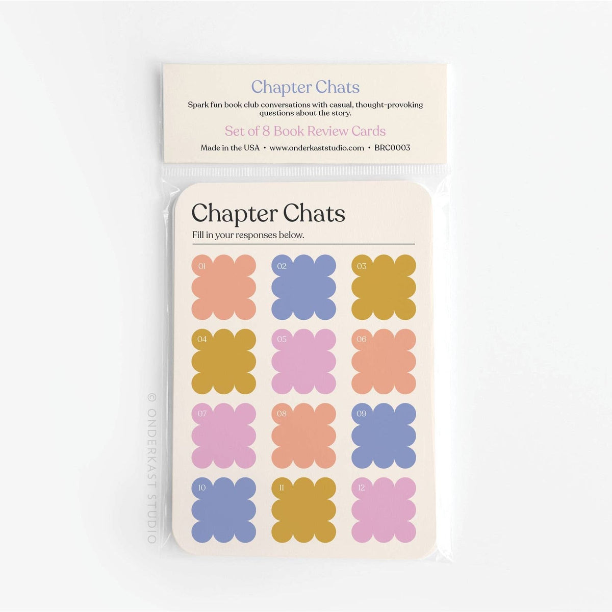 Chapter Chats Book Review Cards BookGeek