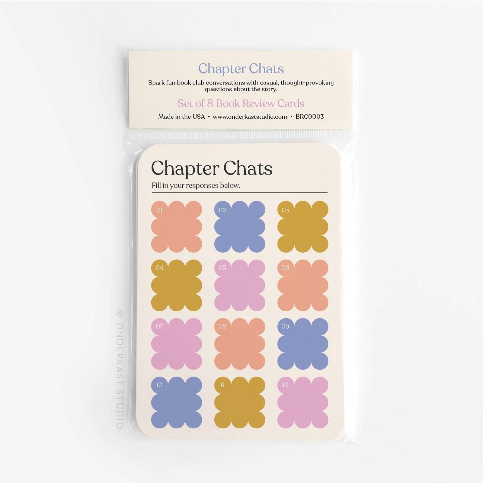 Chapter Chats Book Review Cards BookGeek