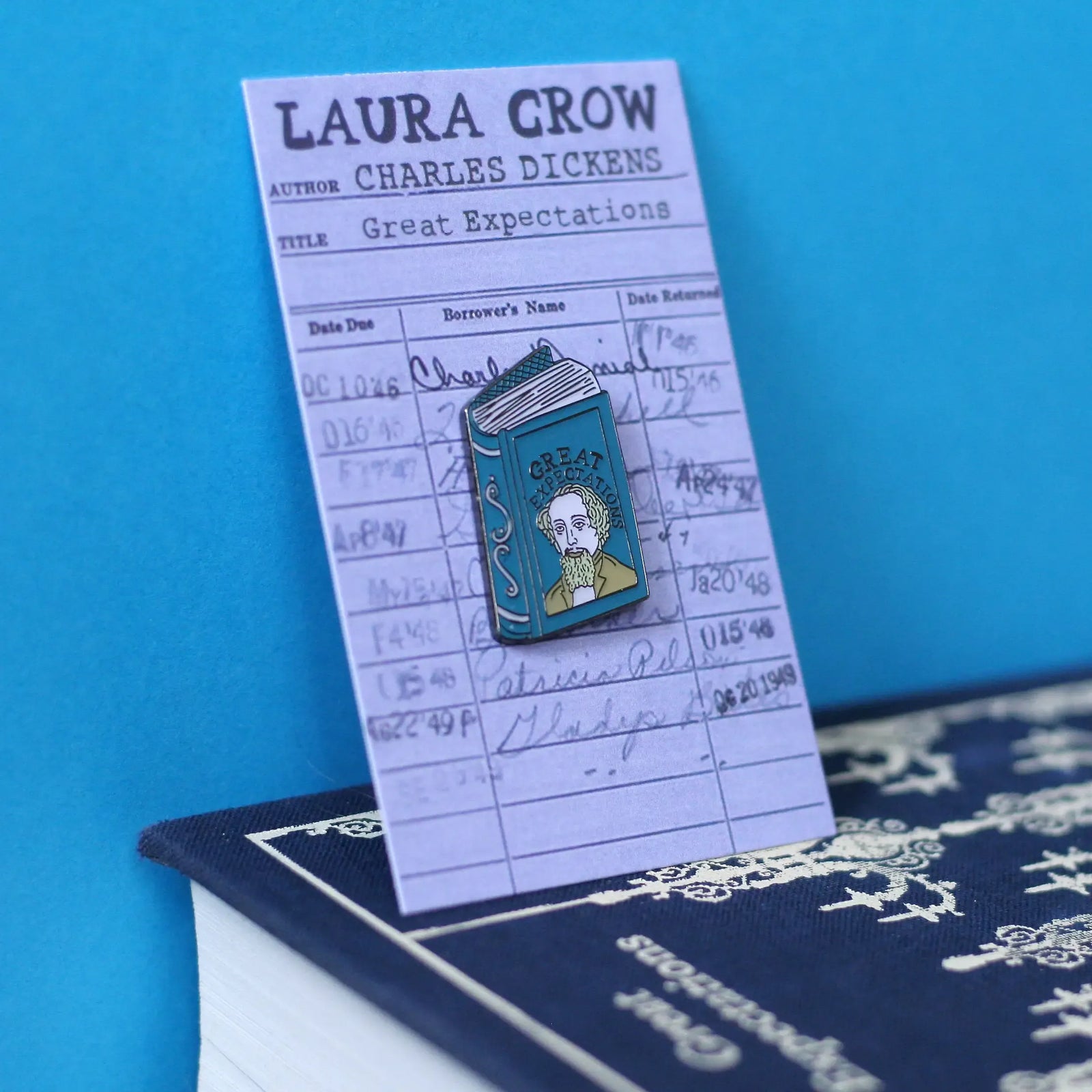 Charles Dickens Great Expectations Enamel Pin BookGeek
