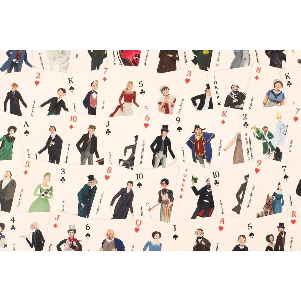 Charles Dickens Playing Cards BookGeek