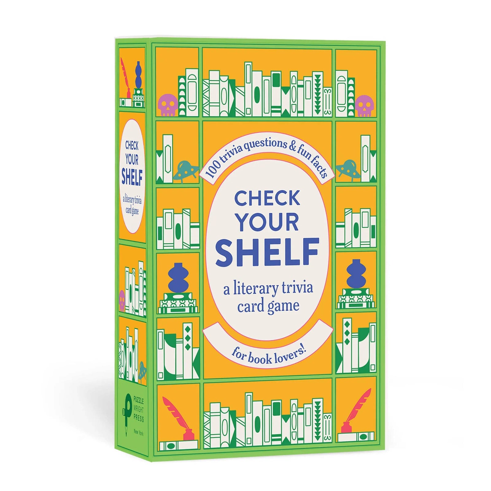Check Your Shelf Literary Trivia Game BookGeek