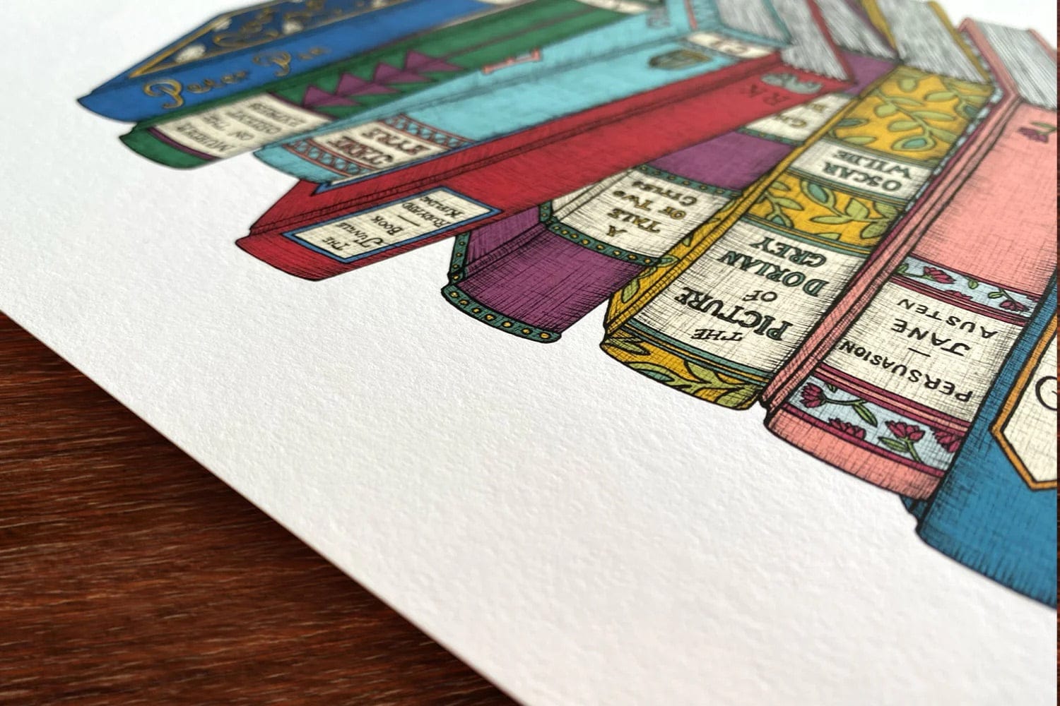 Classic Tales Book Art A4 Print BookGeek