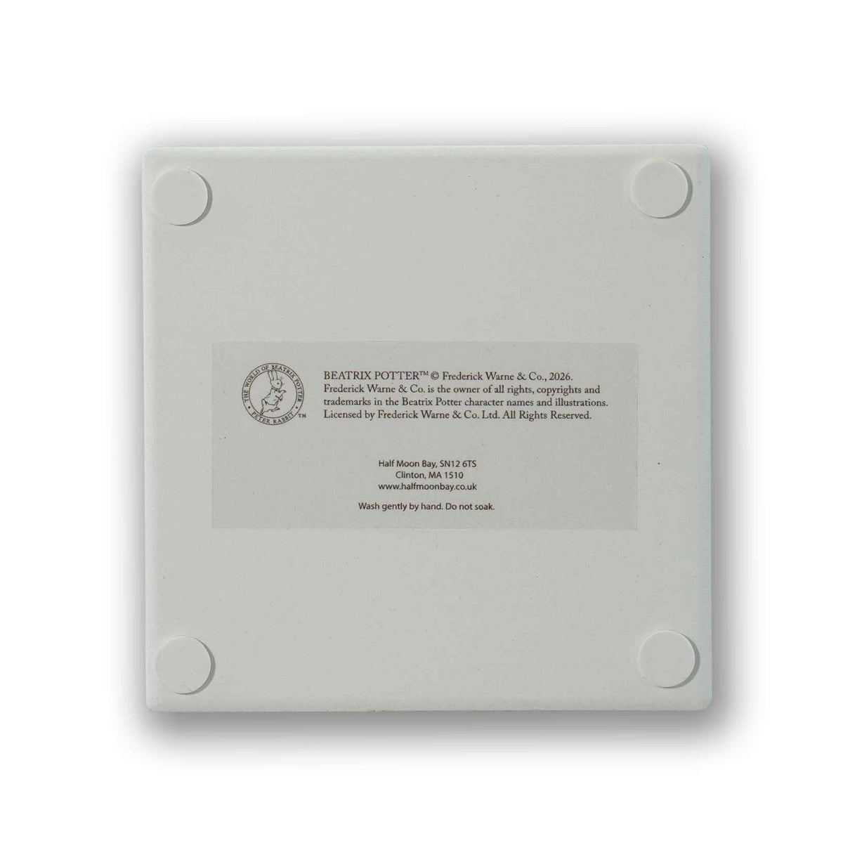 Coaster Ceramic Square - Peter Rabbit (Mother's Hug) BookGeek