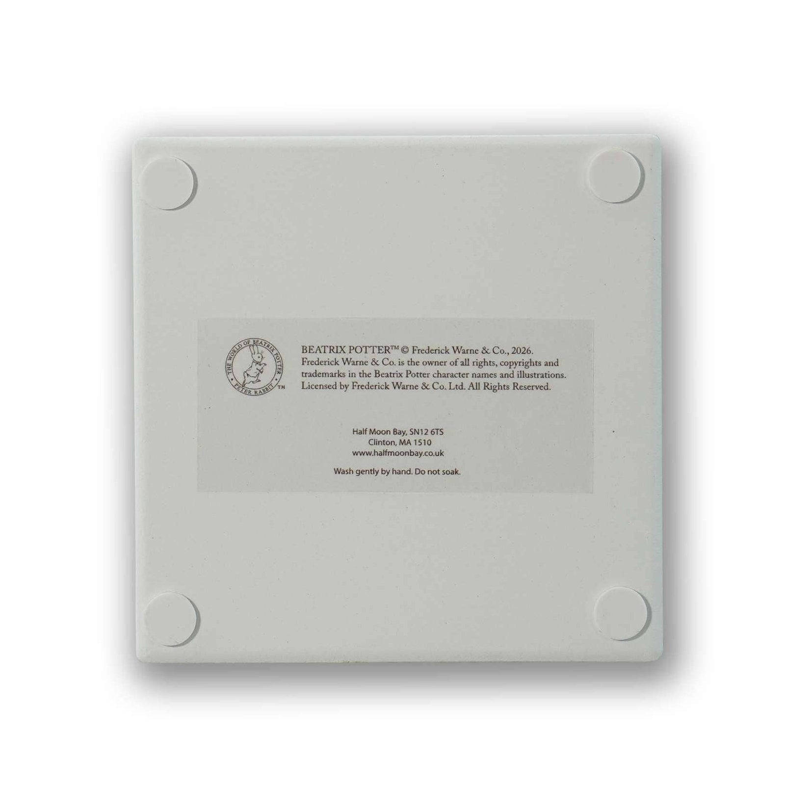 Coaster Ceramic Square - Peter Rabbit (Mother's Hug) BookGeek