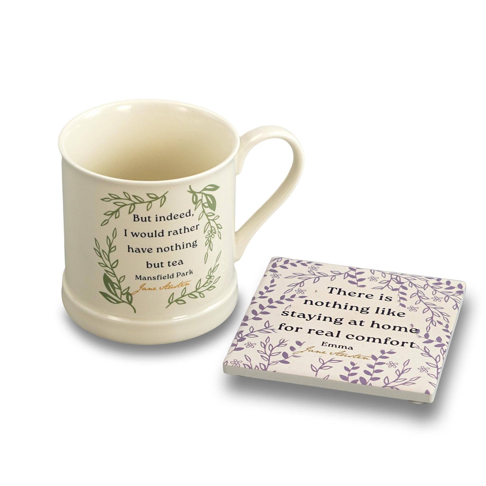 Coaster Single Ceramic - Jane Austen (Emma) BookGeek