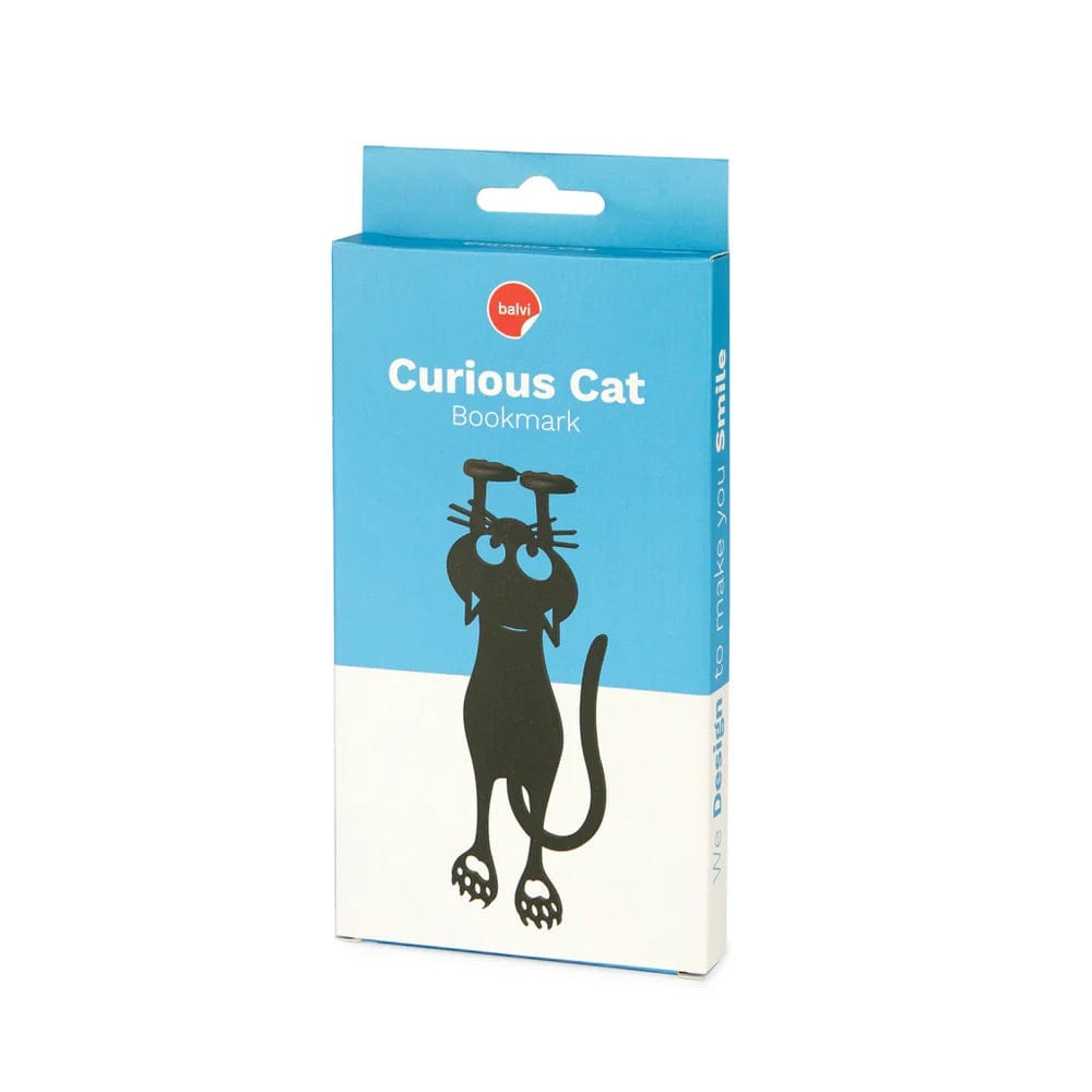 Curious Cat Bookmark BookGeek