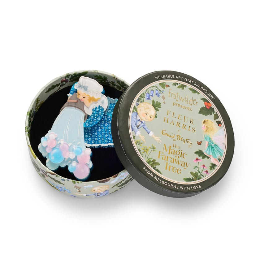 Dame Washalot Brooch BookGeek