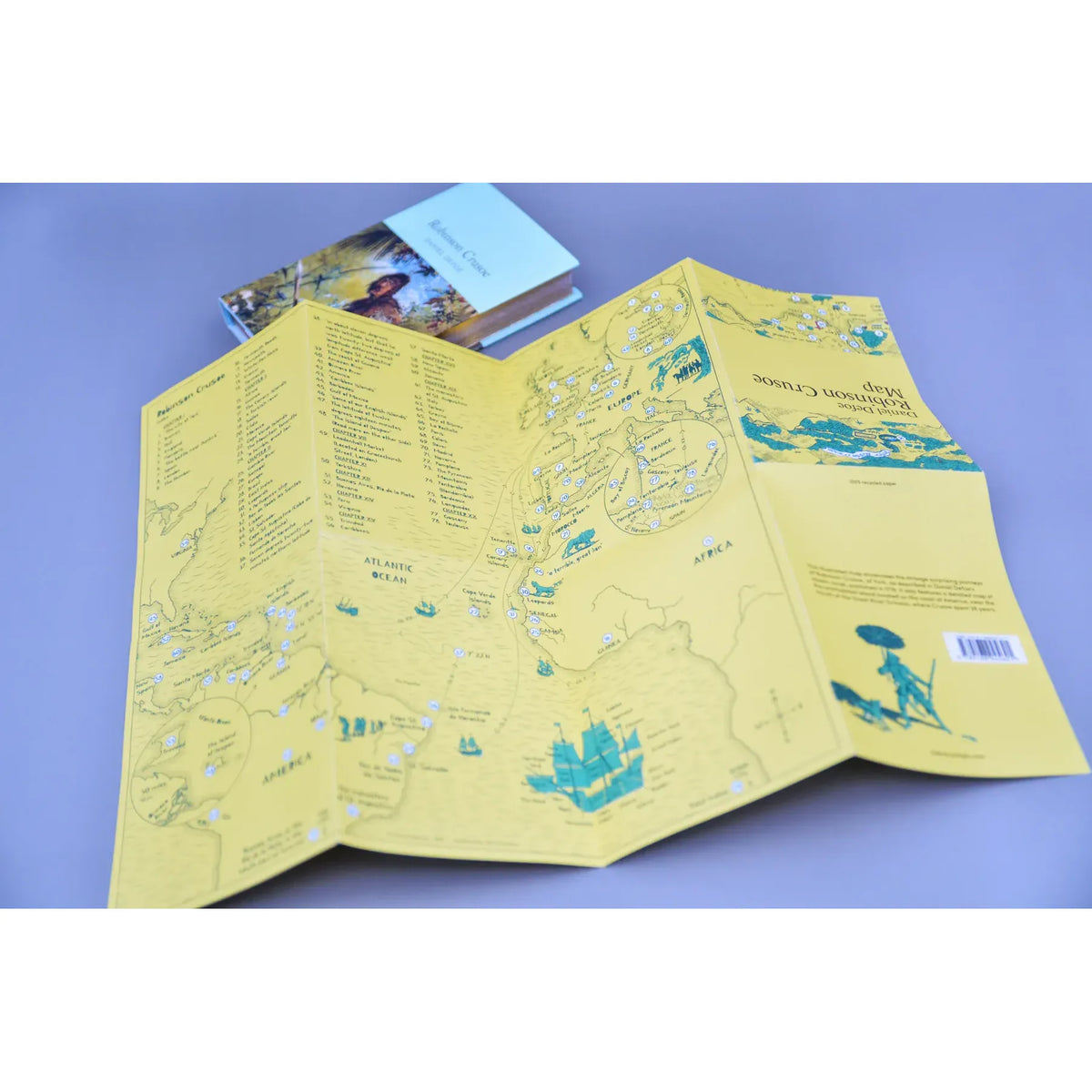 Daniel Defoe: Robinson Crusoe Map BookGeek