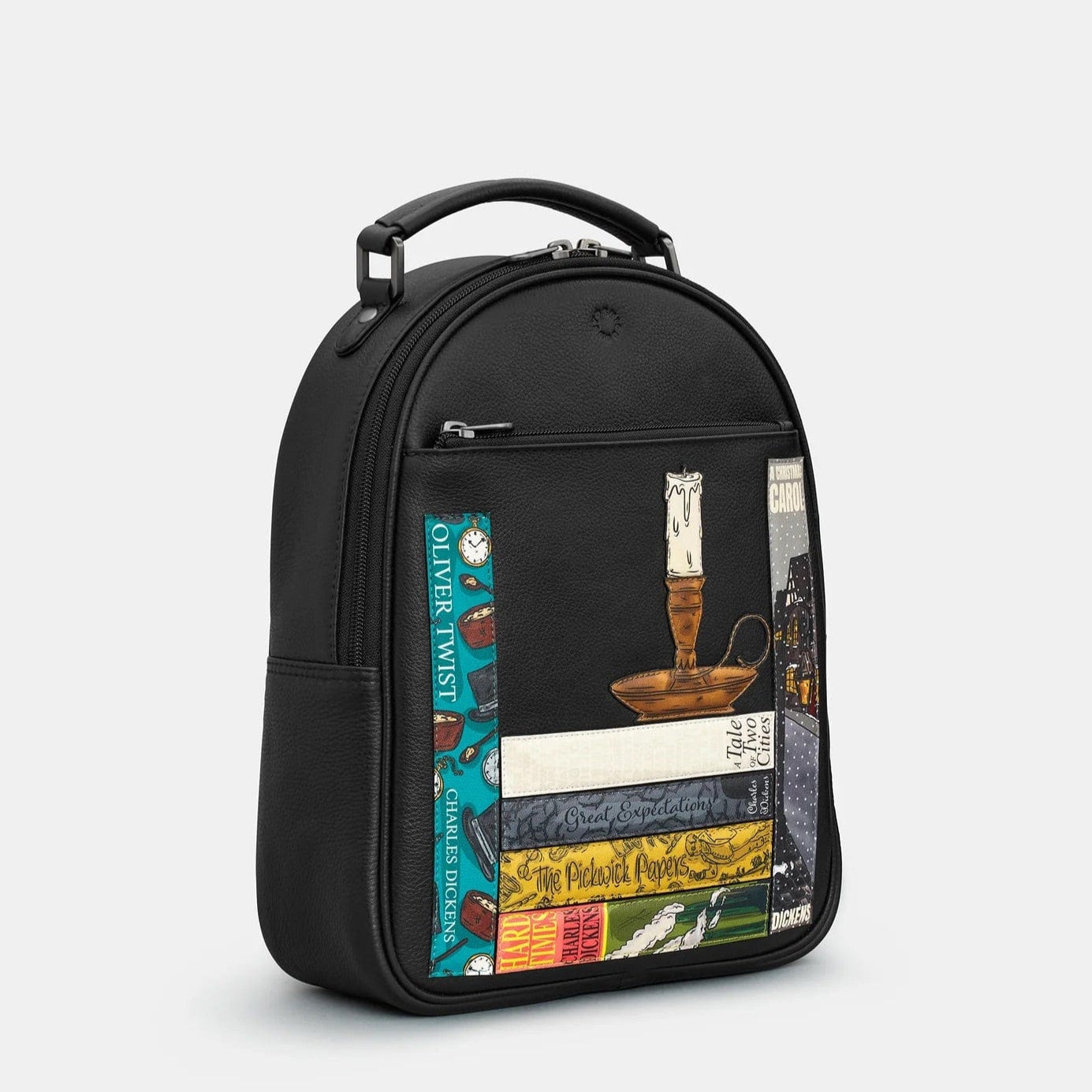Dickens Bookworm Leather Backpack BookGeek