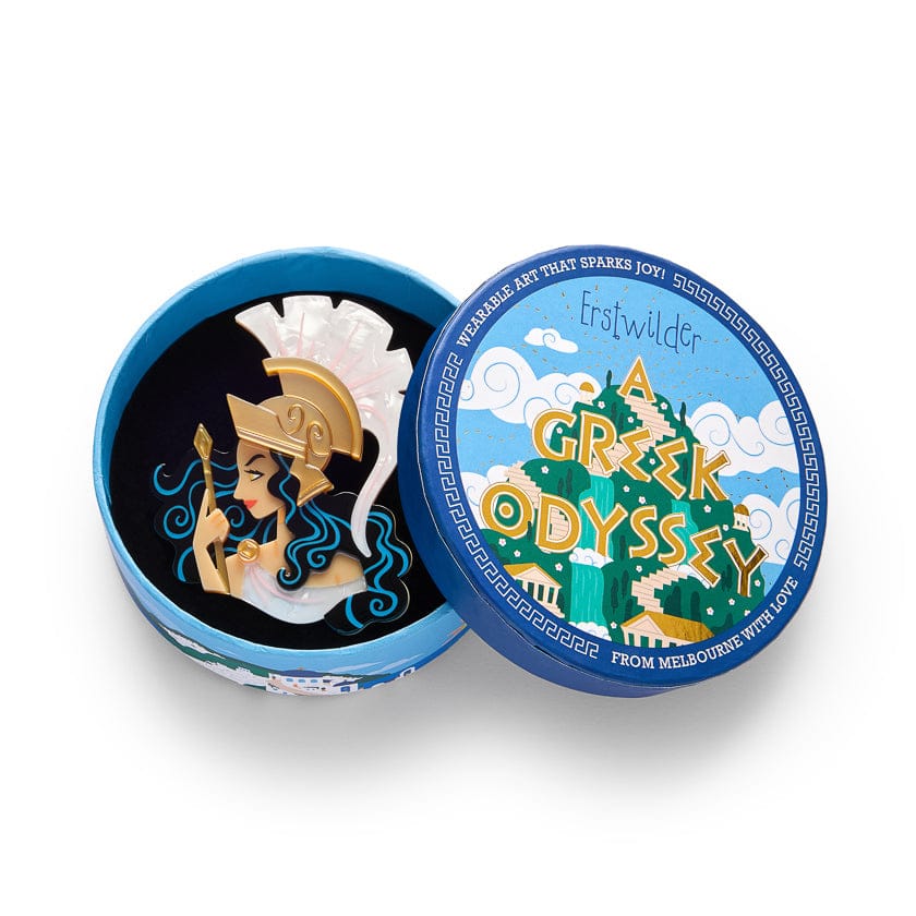 Divine Athena Brooch BookGeek