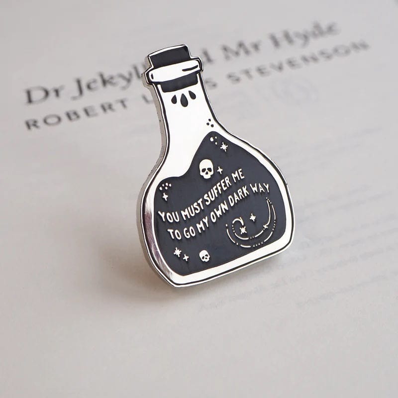 Dr Jekyll and Mr Hyde Enamel Pin BookGeek