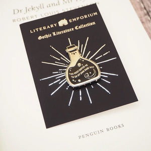 Dr Jekyll and Mr Hyde Enamel Pin BookGeek