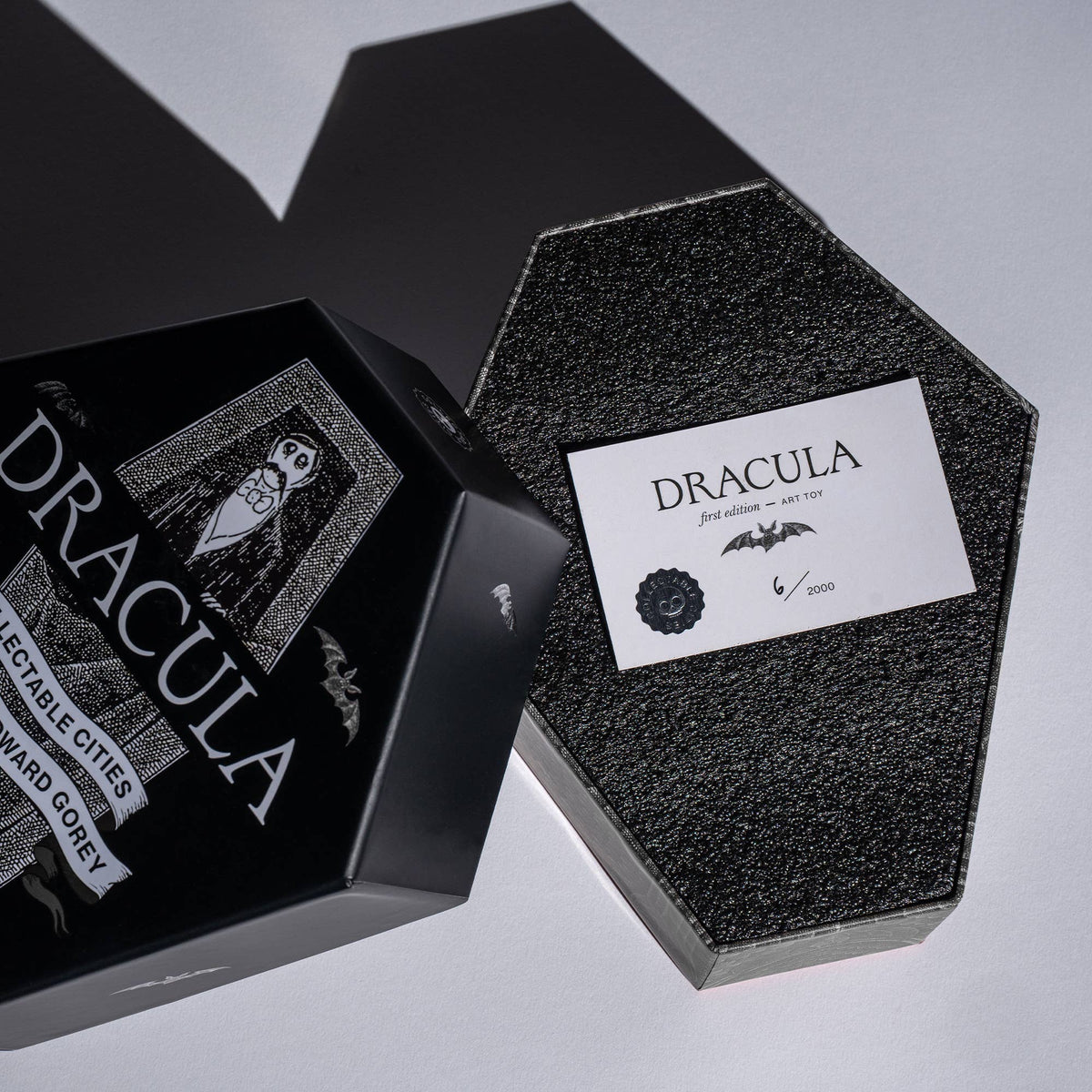 Dracula, Edward Gorey Art Toy - Gothic Vampire Halloween BookGeek