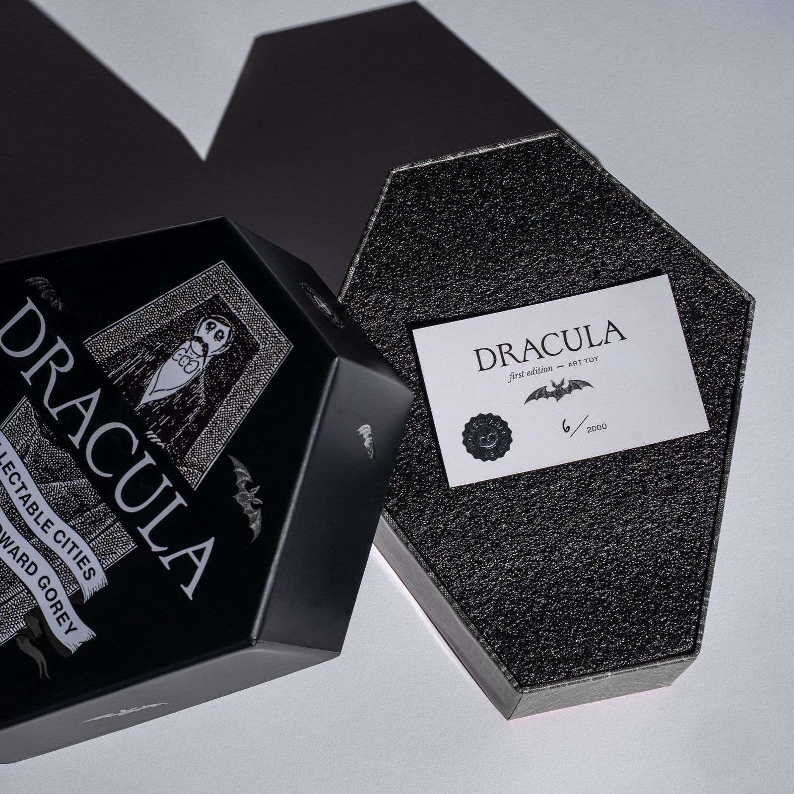 Dracula, Edward Gorey Art Toy - Gothic Vampire Halloween BookGeek