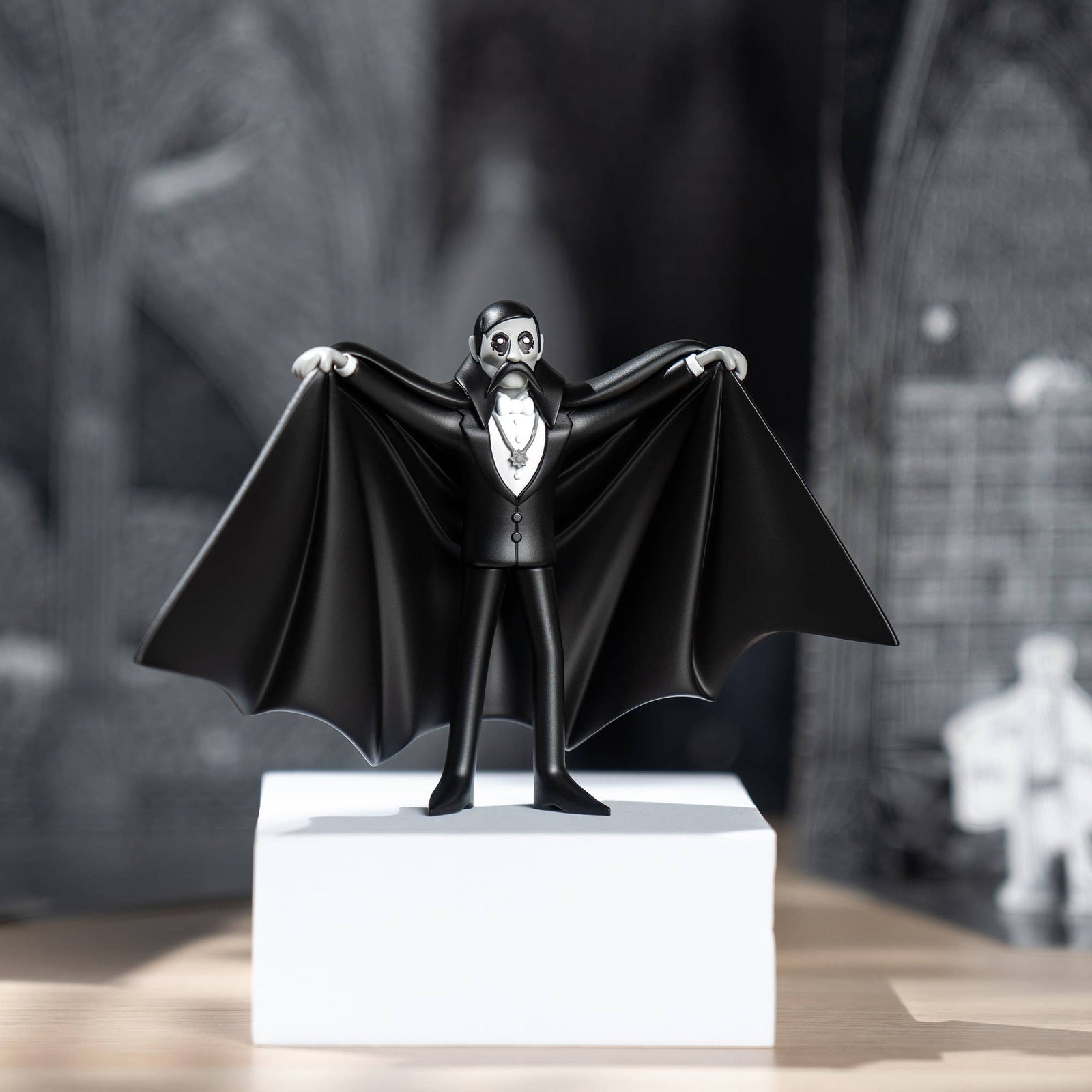 Dracula, Edward Gorey Art Toy - Gothic Vampire Halloween BookGeek