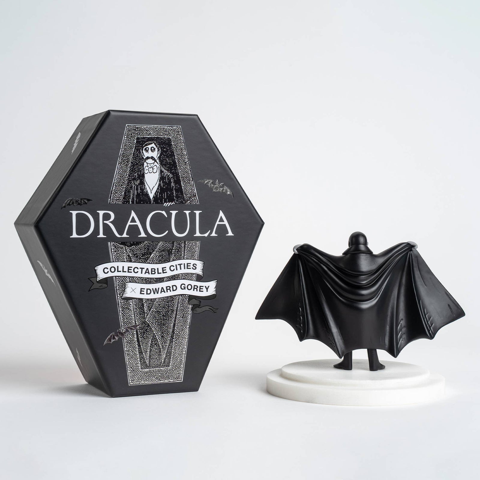Dracula, Edward Gorey Art Toy - Gothic Vampire Halloween BookGeek
