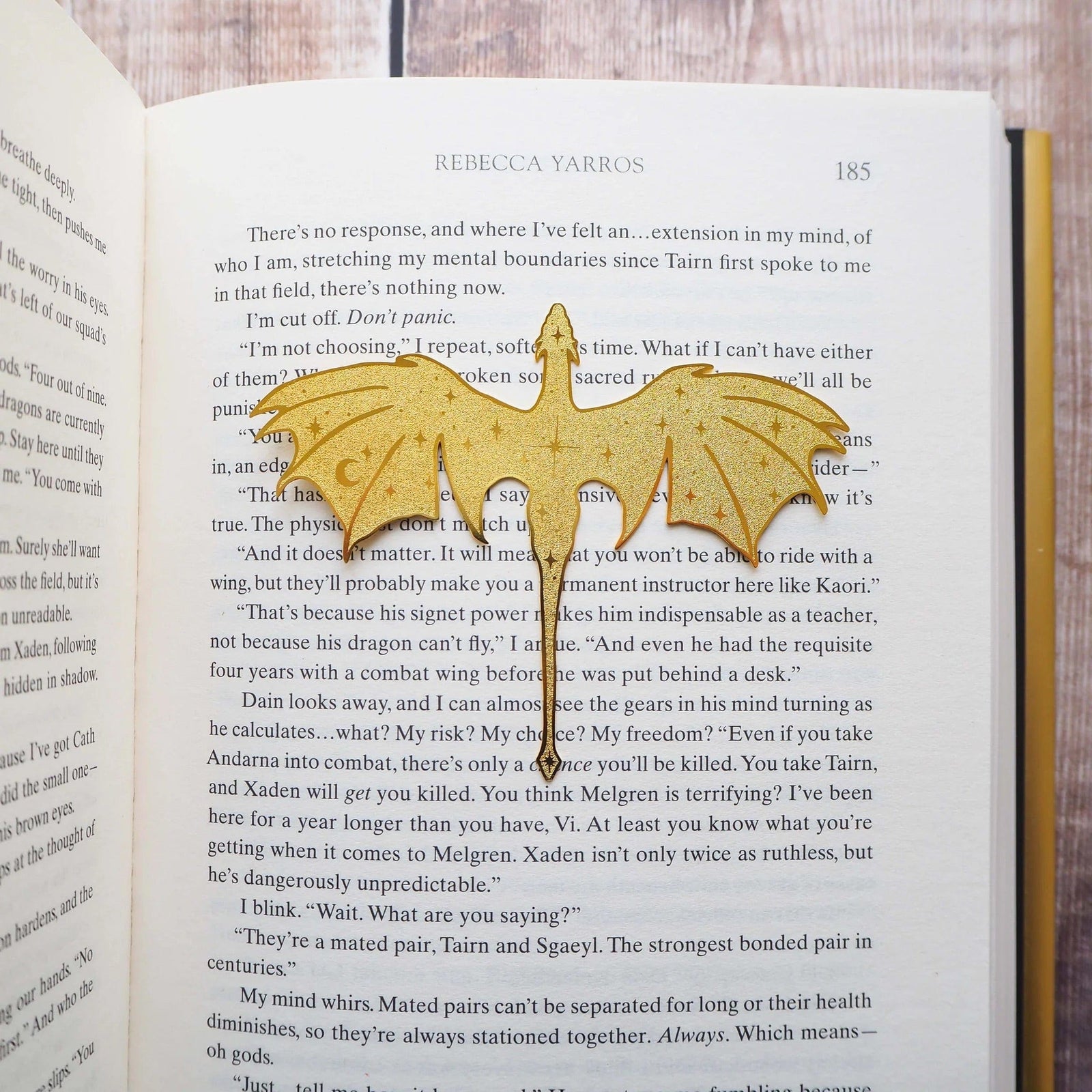 Dragon Brass Bookmark BookGeek