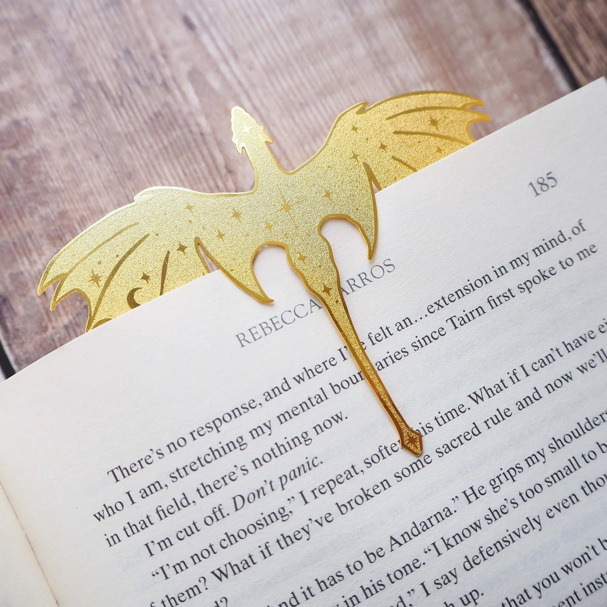 Dragon Brass Bookmark BookGeek