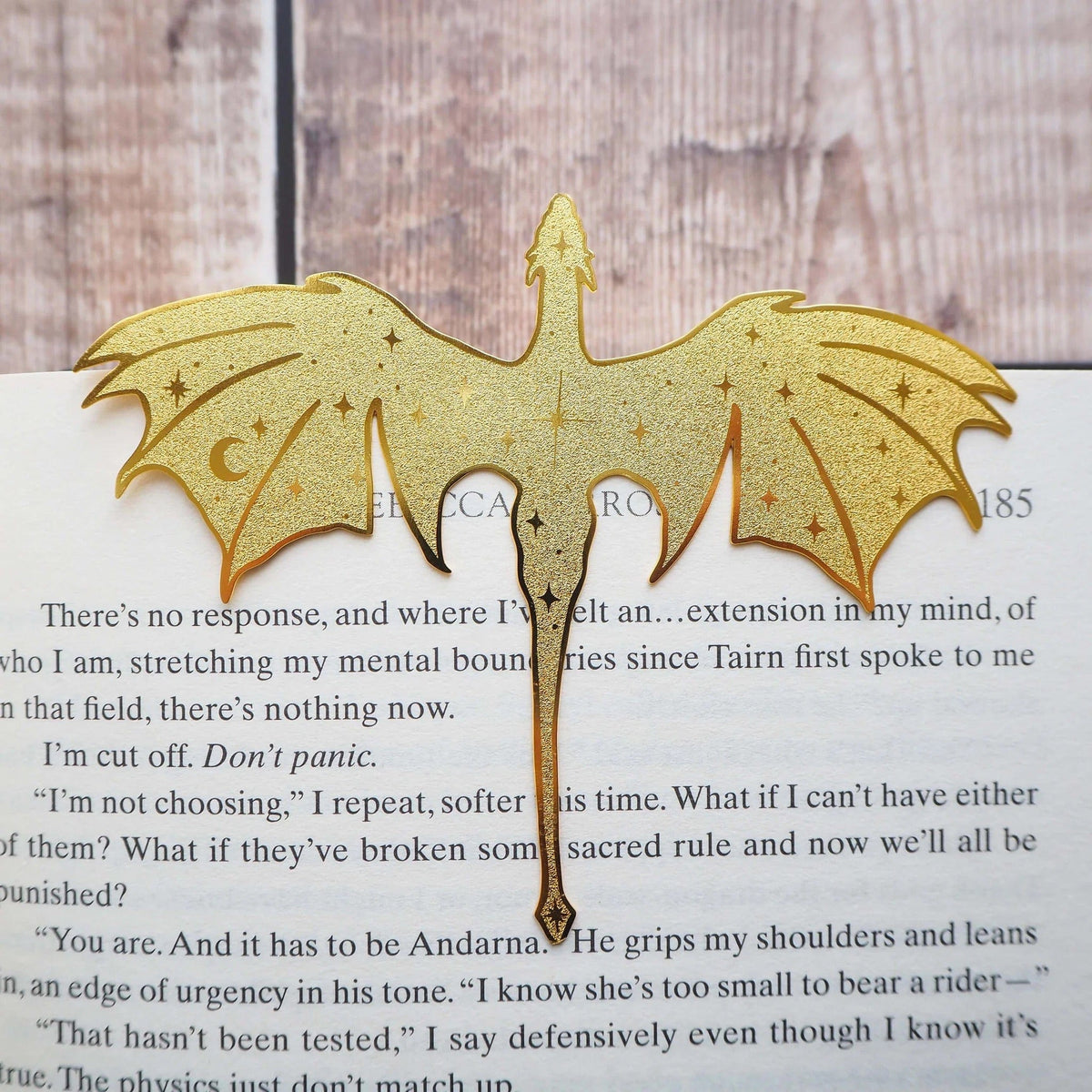Dragon Brass Bookmark BookGeek