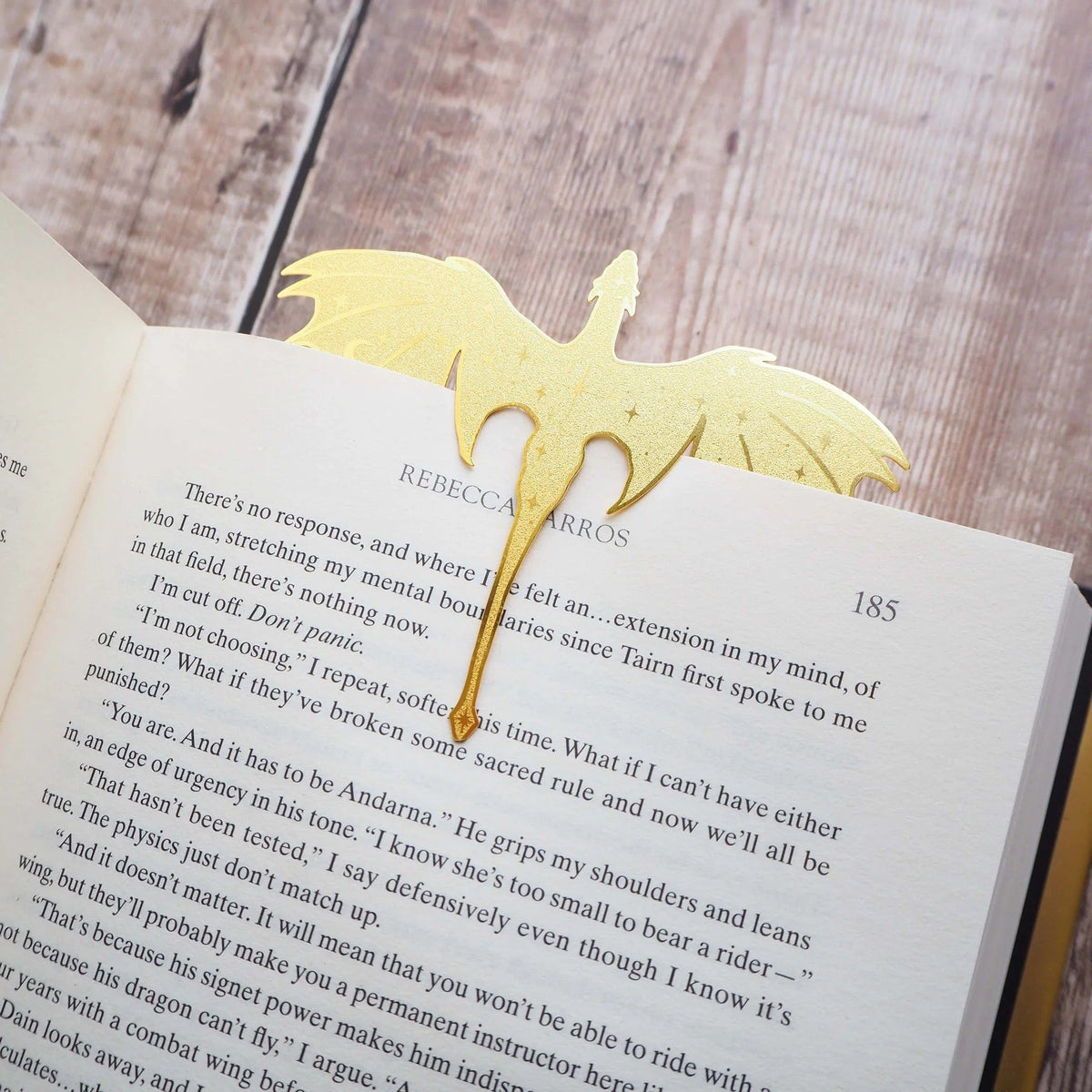 Dragon Brass Bookmark BookGeek