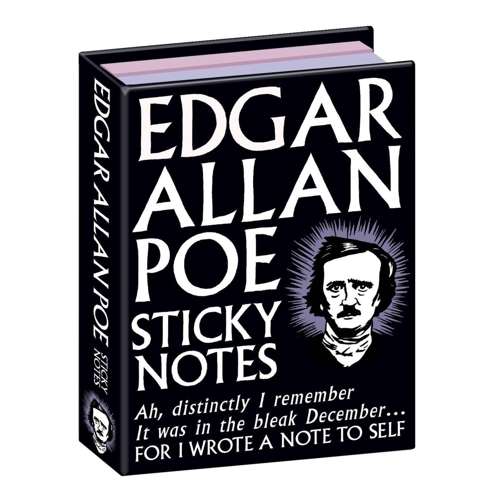Edgar Allan Poe Sticky Notes BookGeek