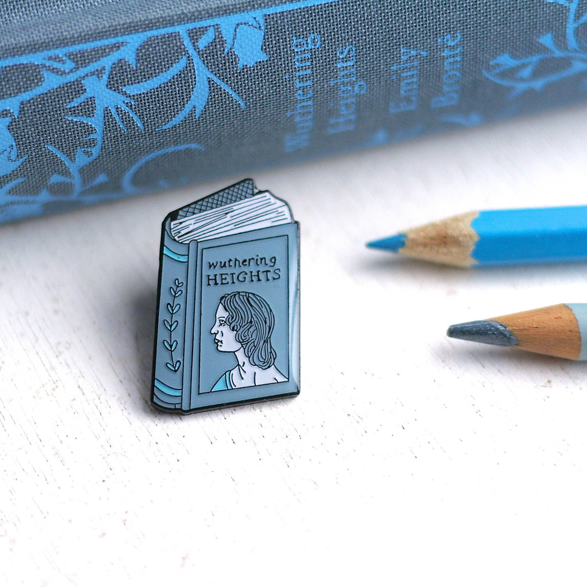 Emily Bronte Wuthering Heights Enamel Pin BookGeek