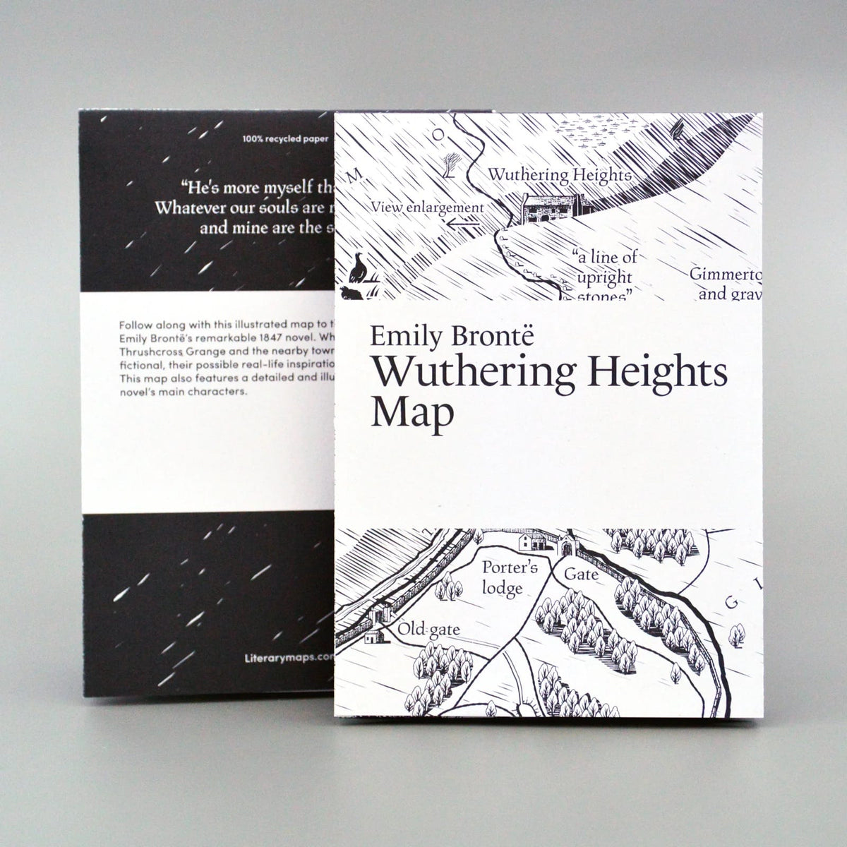 Emily Brontë: Wuthering Heights Map BookGeek