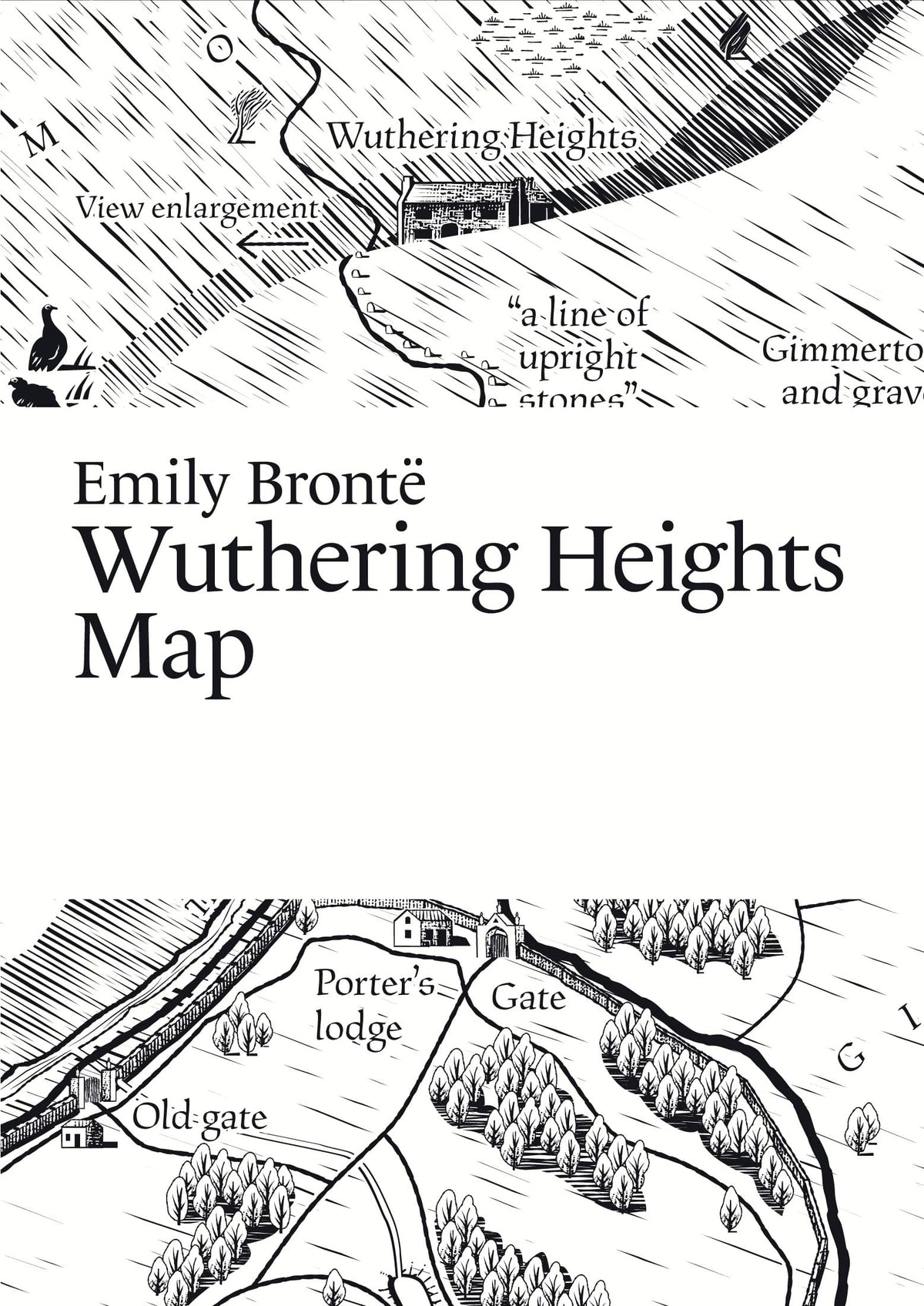 Emily Brontë: Wuthering Heights Map BookGeek