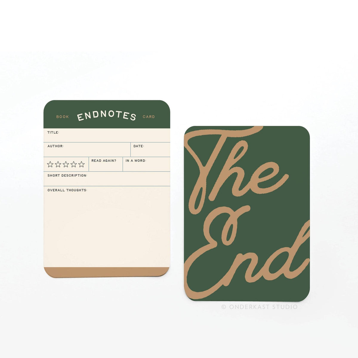 Endnotes Book Review Cards BookGeek