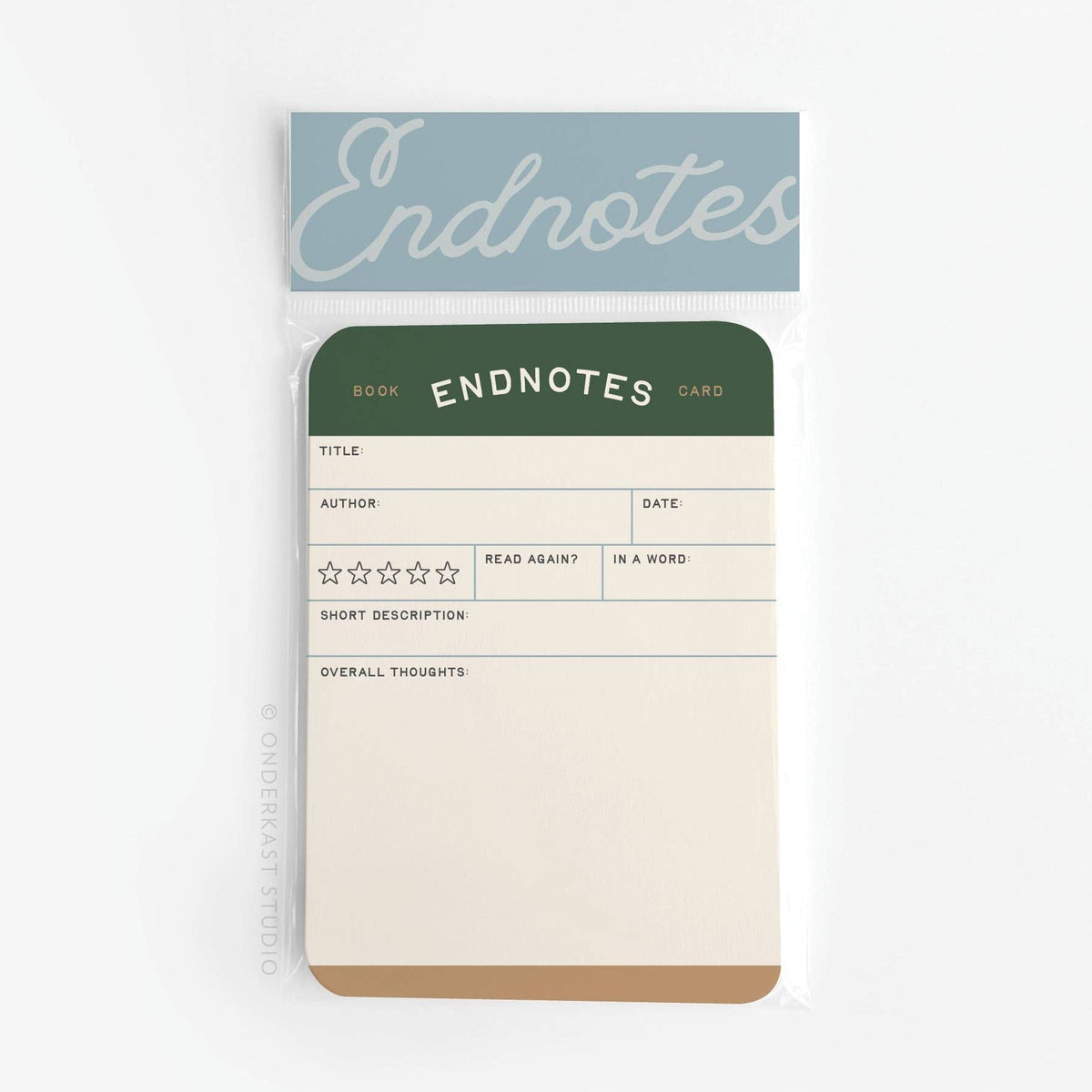 Endnotes Book Review Cards BookGeek