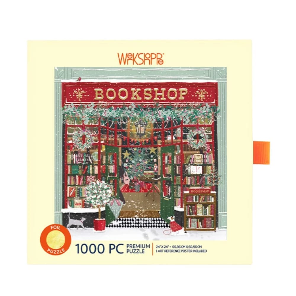Festive Bookshop 1000 Piece Puzzle BookGeek