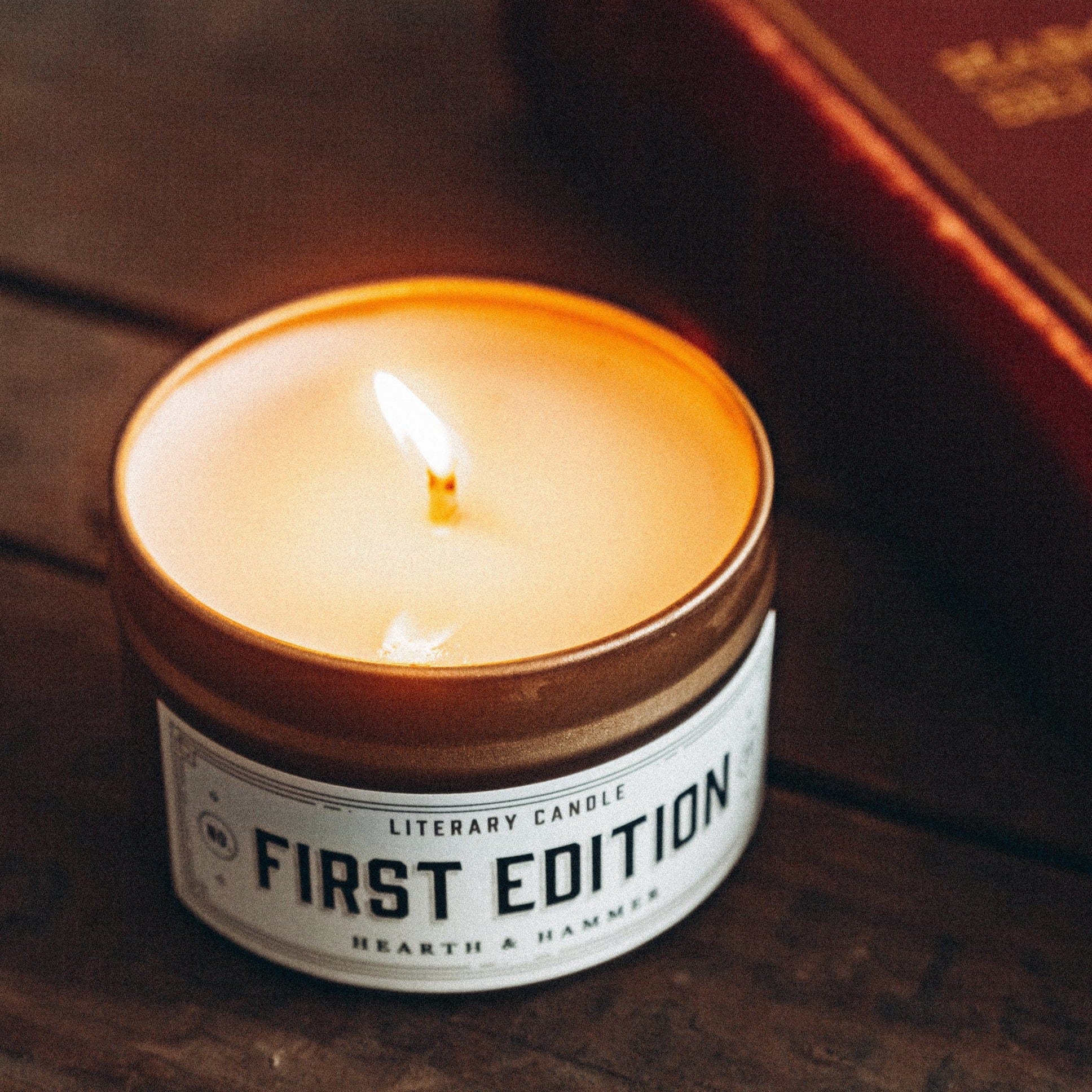First Edition Soy Book Candle BookGeek