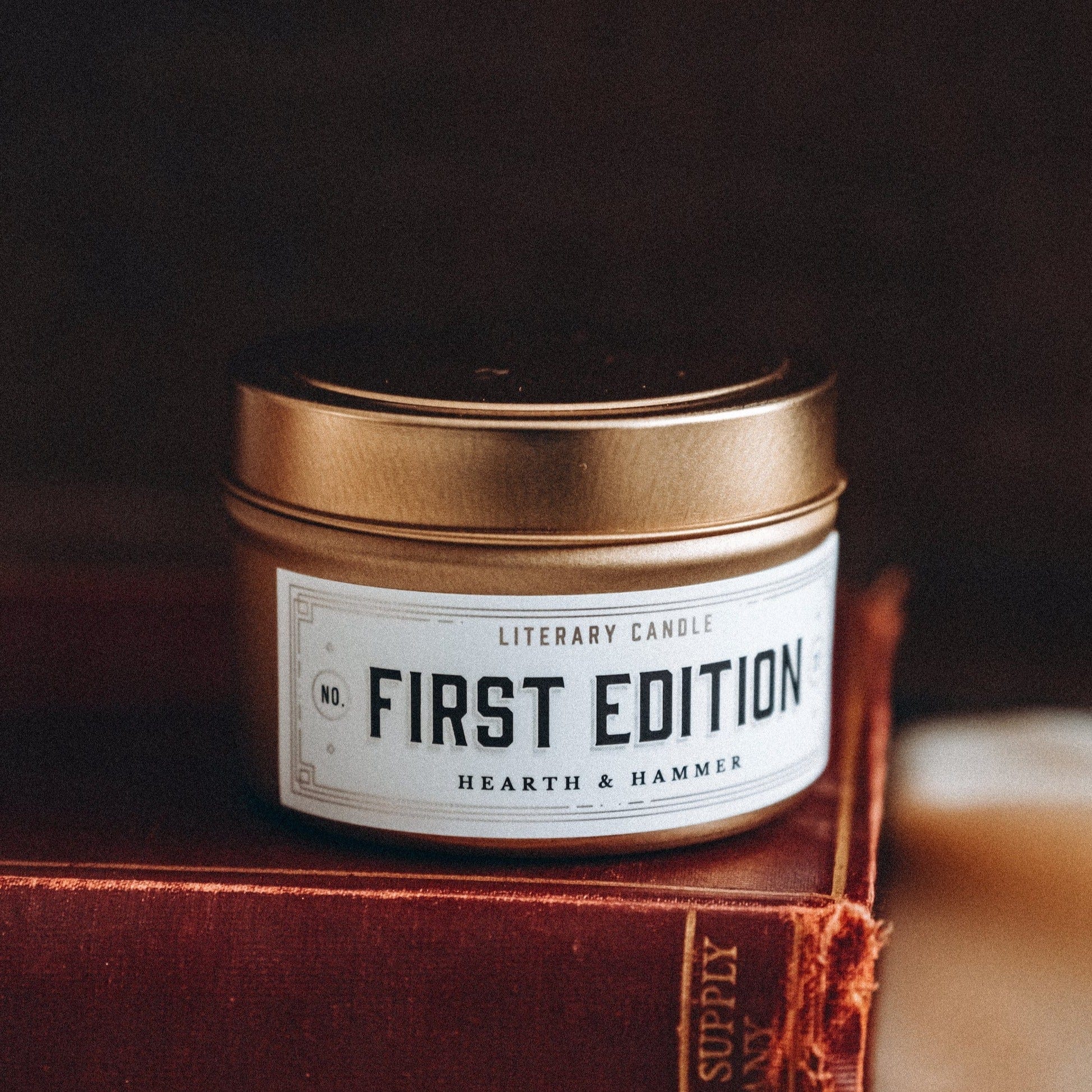 First Edition Soy Book Candle BookGeek