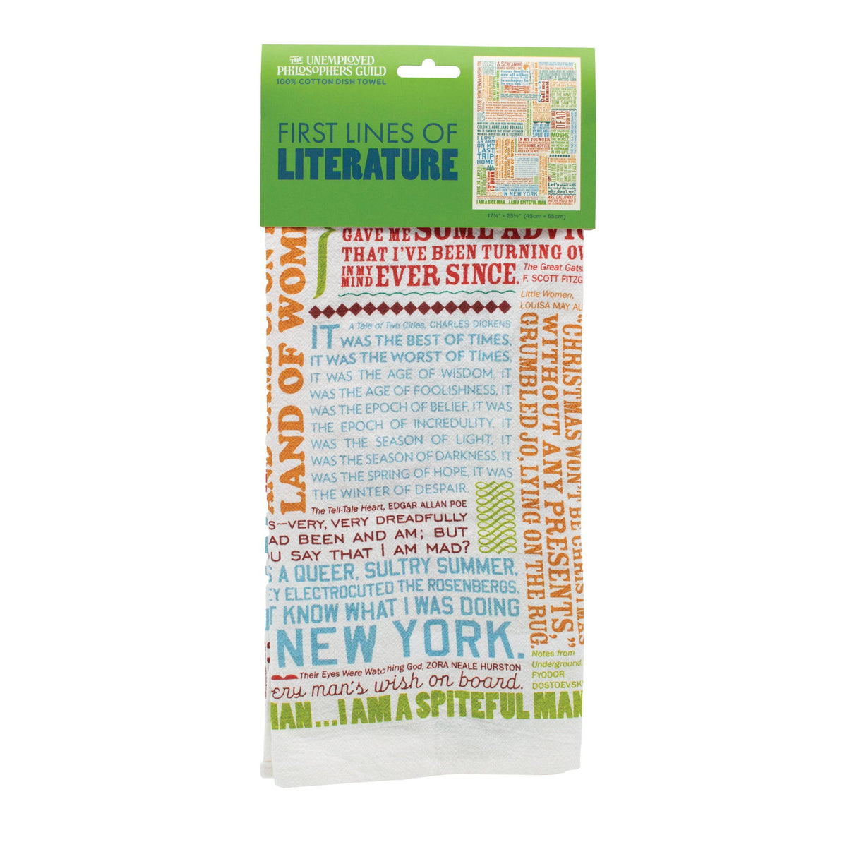 First Lines of Literature Towel BookGeek