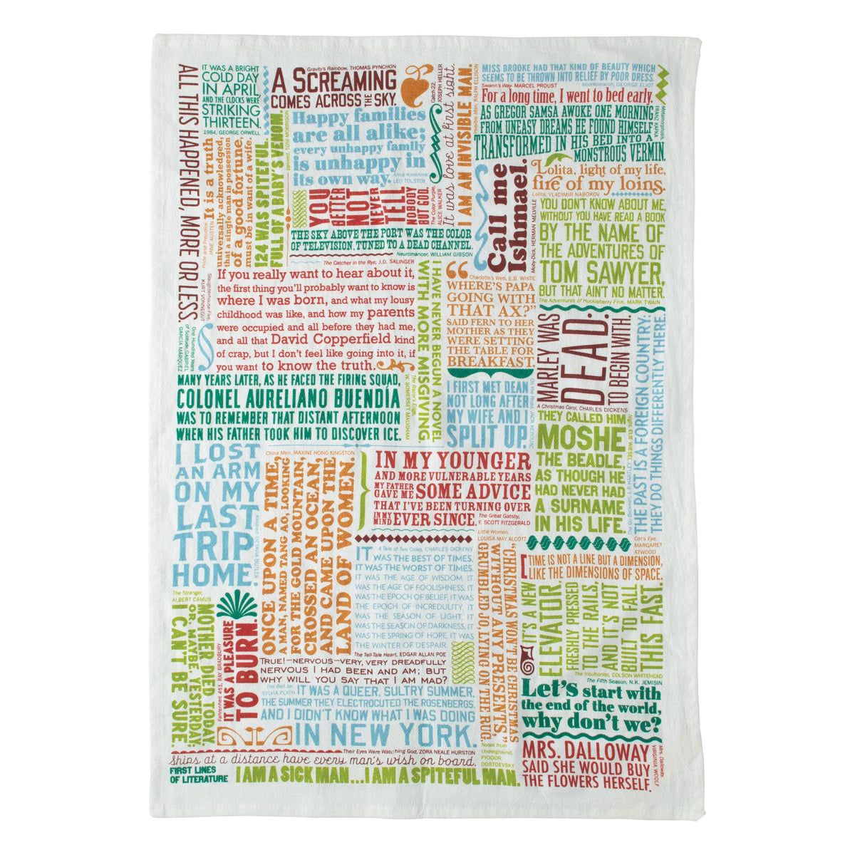 First Lines of Literature Towel BookGeek