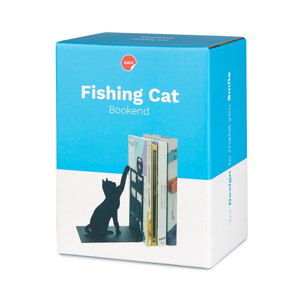 Fishing Cat Bookend BookGeek