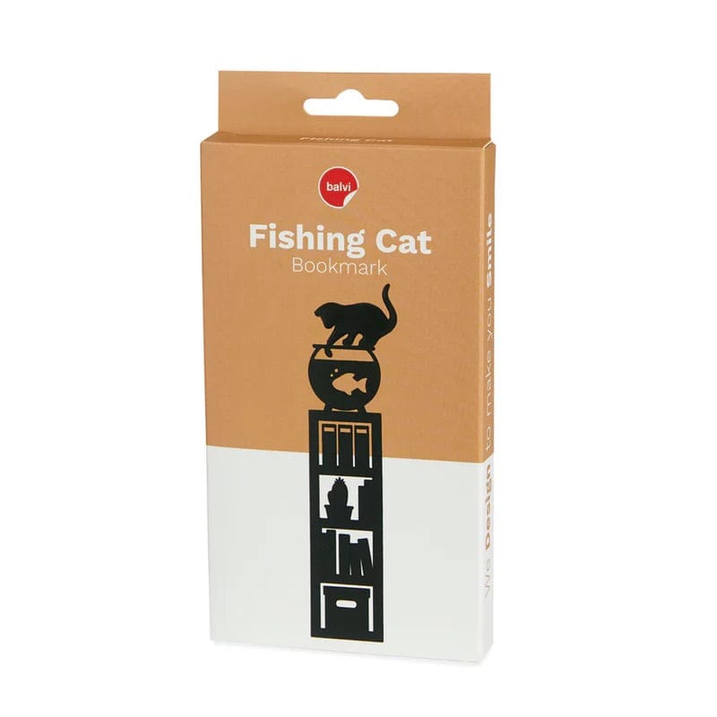 Fishing Cat Bookmark BookGeek