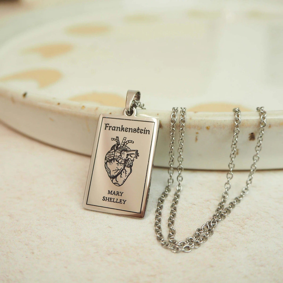 Frankenstein Book Necklace BookGeek