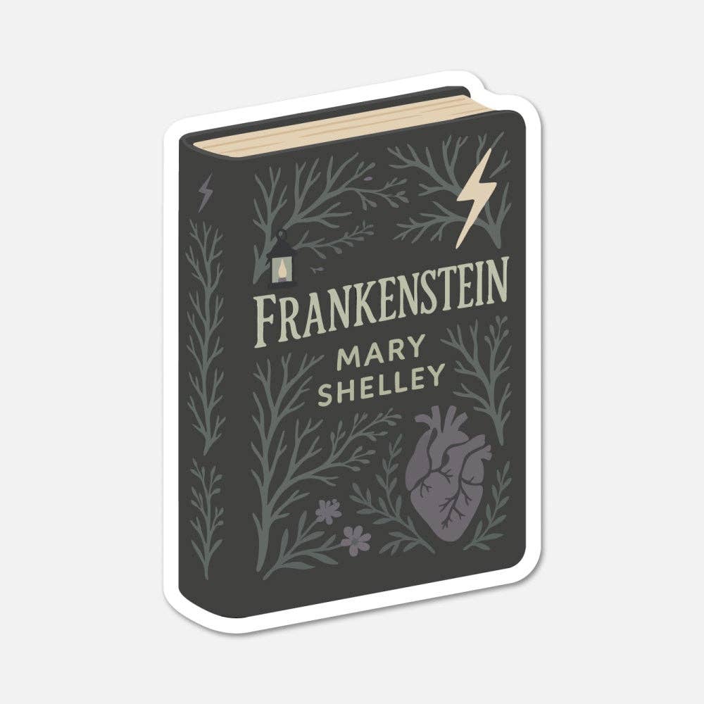 Frankenstein by Mary Shelley   - Book Sticker BookGeek