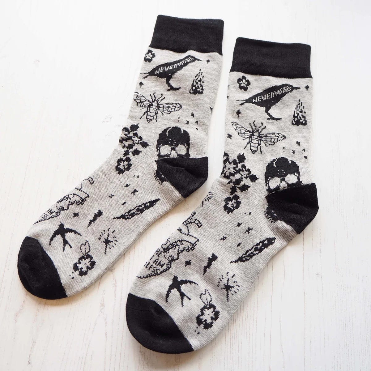 Gothic Literature Socks BookGeek