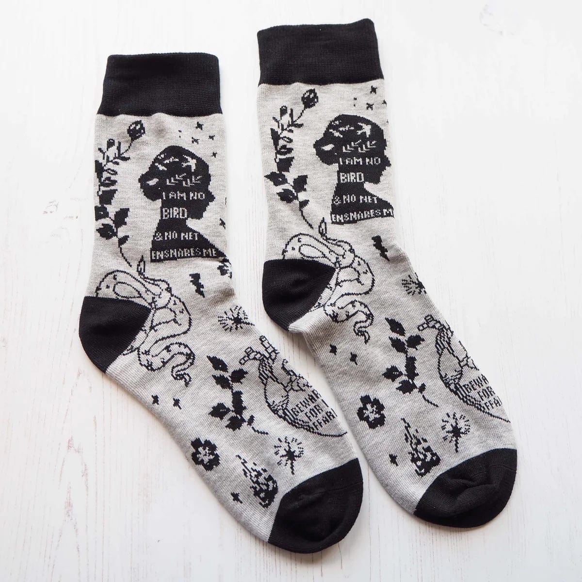 Gothic Literature Socks BookGeek