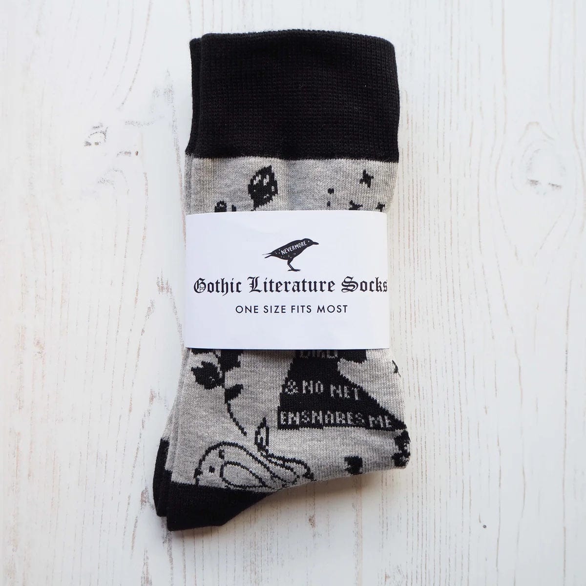 Gothic Literature Socks BookGeek
